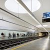 Imagem da nova estação da linha amarela na paragem Galiza